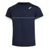 Asics เสื้อเทนนิสเด็กผู้ชาย Boys Tennis SS Top | Midnight/Brilliant White ( 2044A036-402 ) - Image 2