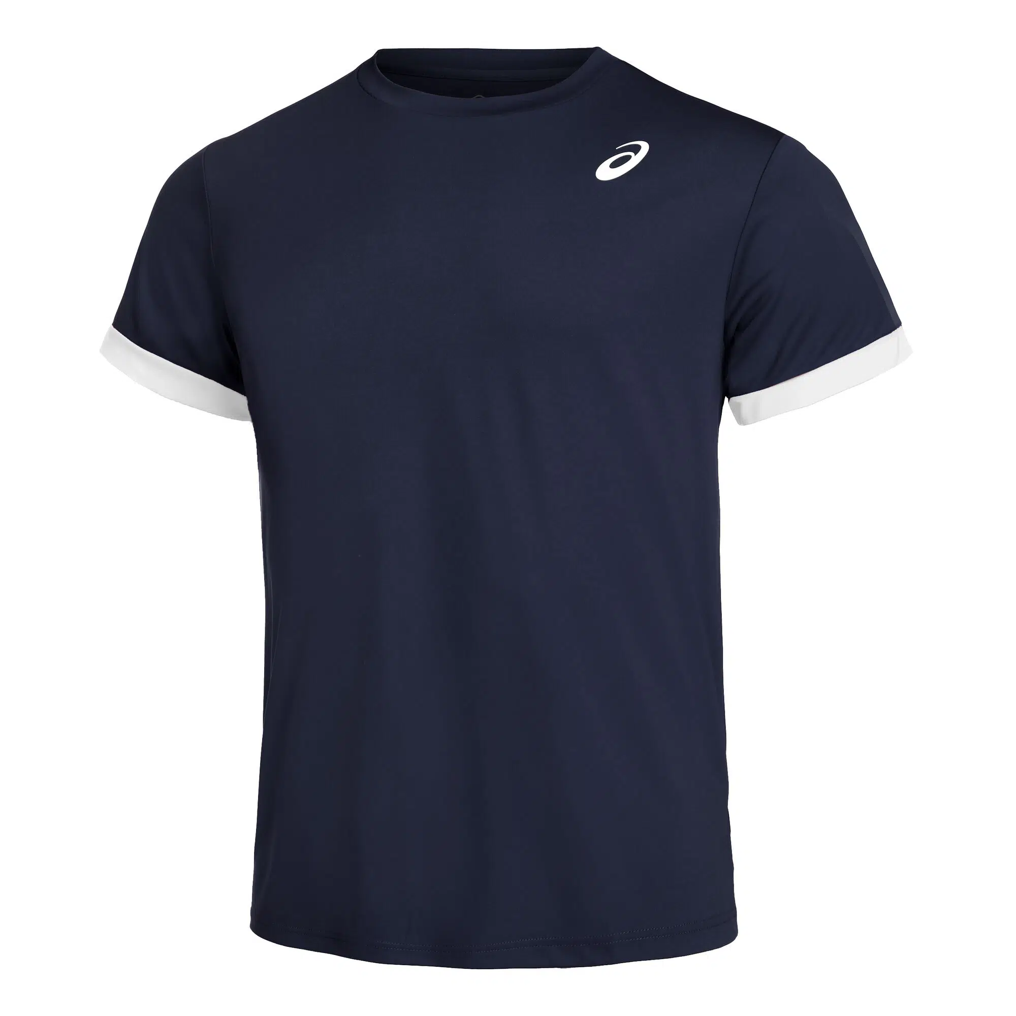 Asics เสื้อเทนนิสเด็กผู้ชาย Boys Tennis SS Top | Midnight/Brilliant White ( 2044A036-402 )