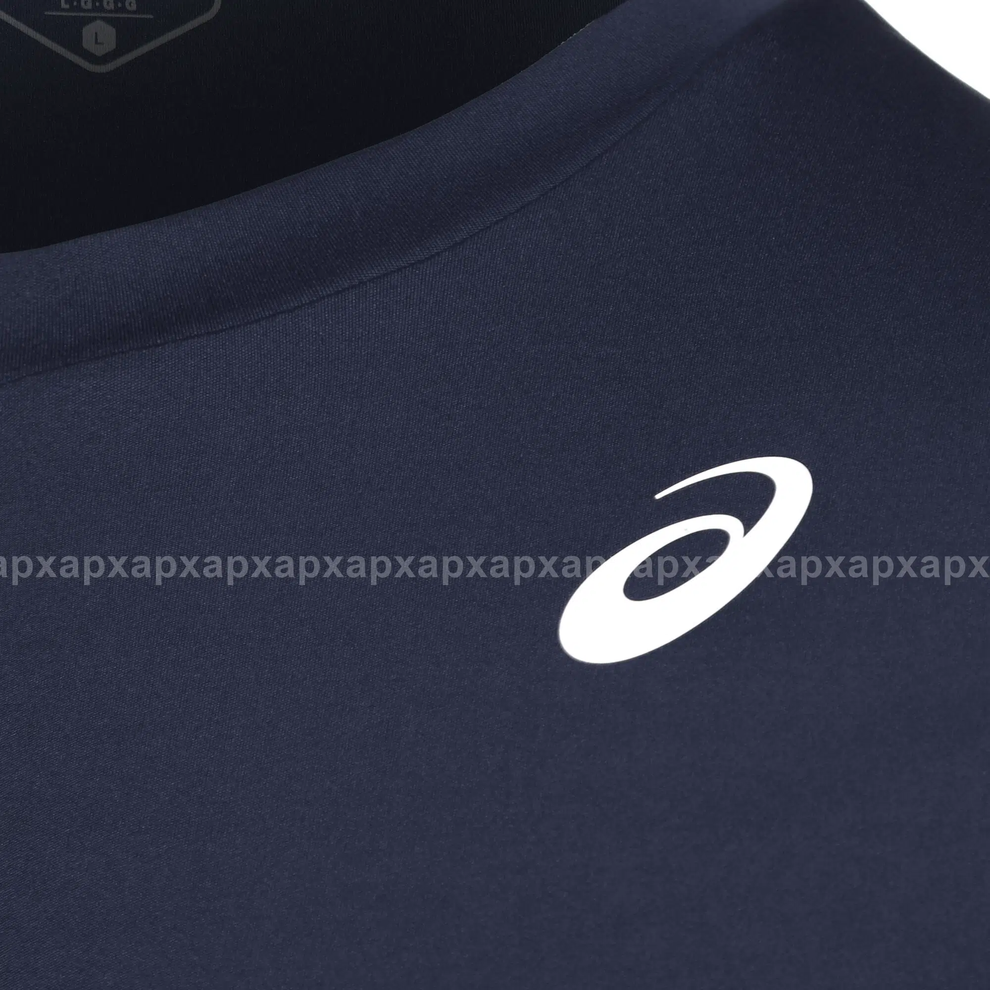 Asics เสื้อเทนนิสเด็กผู้ชาย Boys Tennis SS Top | Midnight/Brilliant White ( 2044A036-402 ) - Image 4