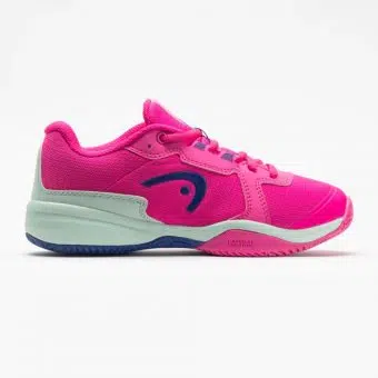Head รองเท้าเทนนิสเด็ก Sprint 3.5 Junior | Pink/Clear Aqua ( 275122 )