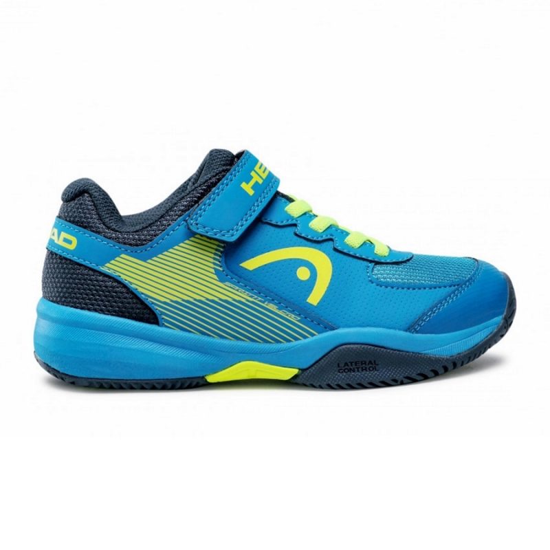 Head รองเท้าเทนนิสเด็ก Sprint Velcro 3.0 Kids | Blue/Yellow ( 275212 )