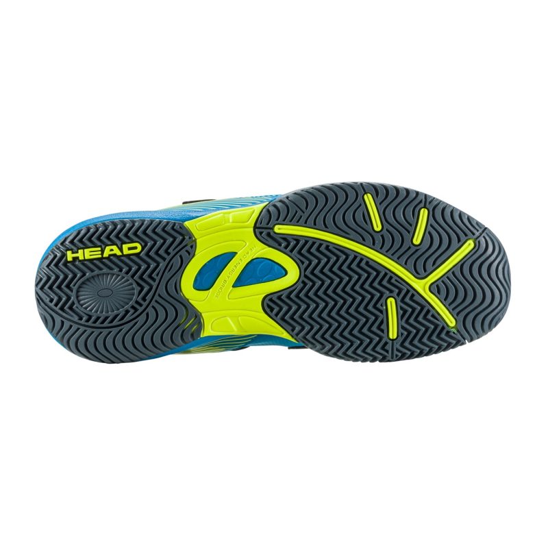 Head รองเท้าเทนนิสเด็ก Sprint Velcro 3.0 Kids | Blue/Yellow ( 275212 ) - Image 10