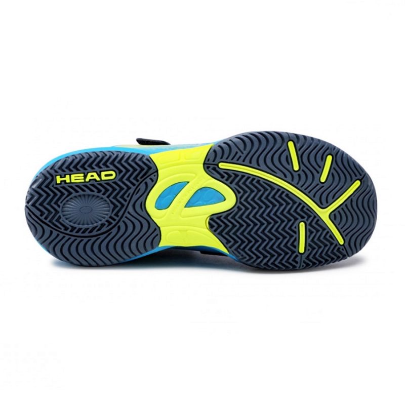 Head รองเท้าเทนนิสเด็ก Sprint Velcro 3.0 Kids | Blue/Yellow ( 275212 ) - Image 2