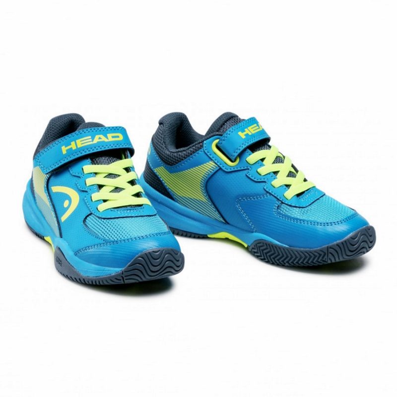 Head รองเท้าเทนนิสเด็ก Sprint Velcro 3.0 Kids | Blue/Yellow ( 275212 ) - Image 3