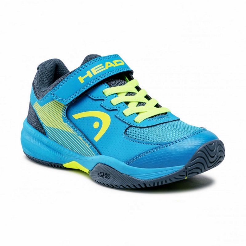 Head รองเท้าเทนนิสเด็ก Sprint Velcro 3.0 Kids | Blue/Yellow ( 275212 ) - Image 7