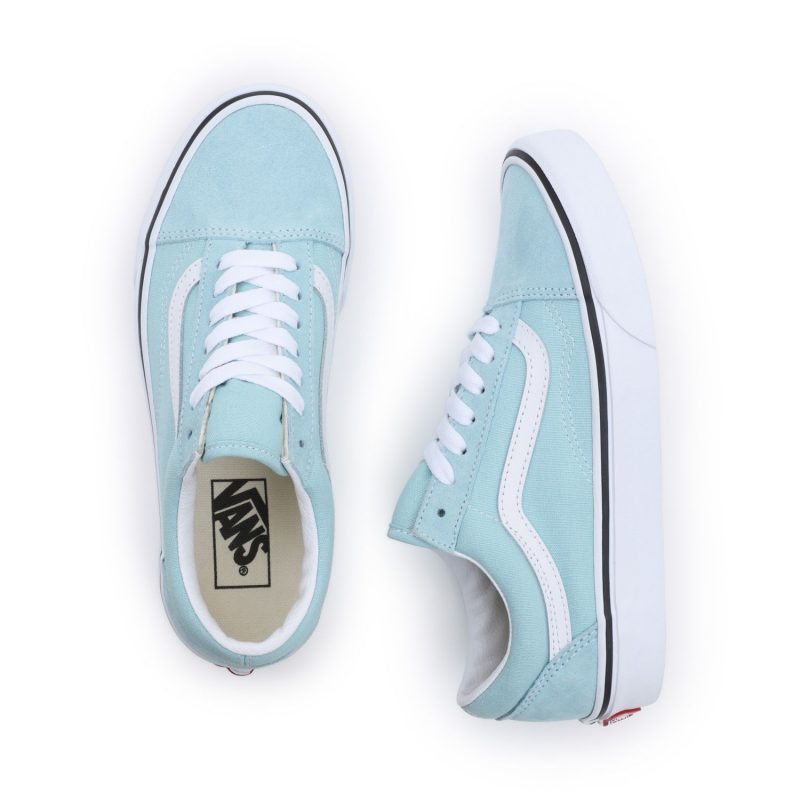 Vans รองเท้าผ้าใบ Old Skool Color Theory | Canal Blue ( VN0007NTH7O ) - Image 6