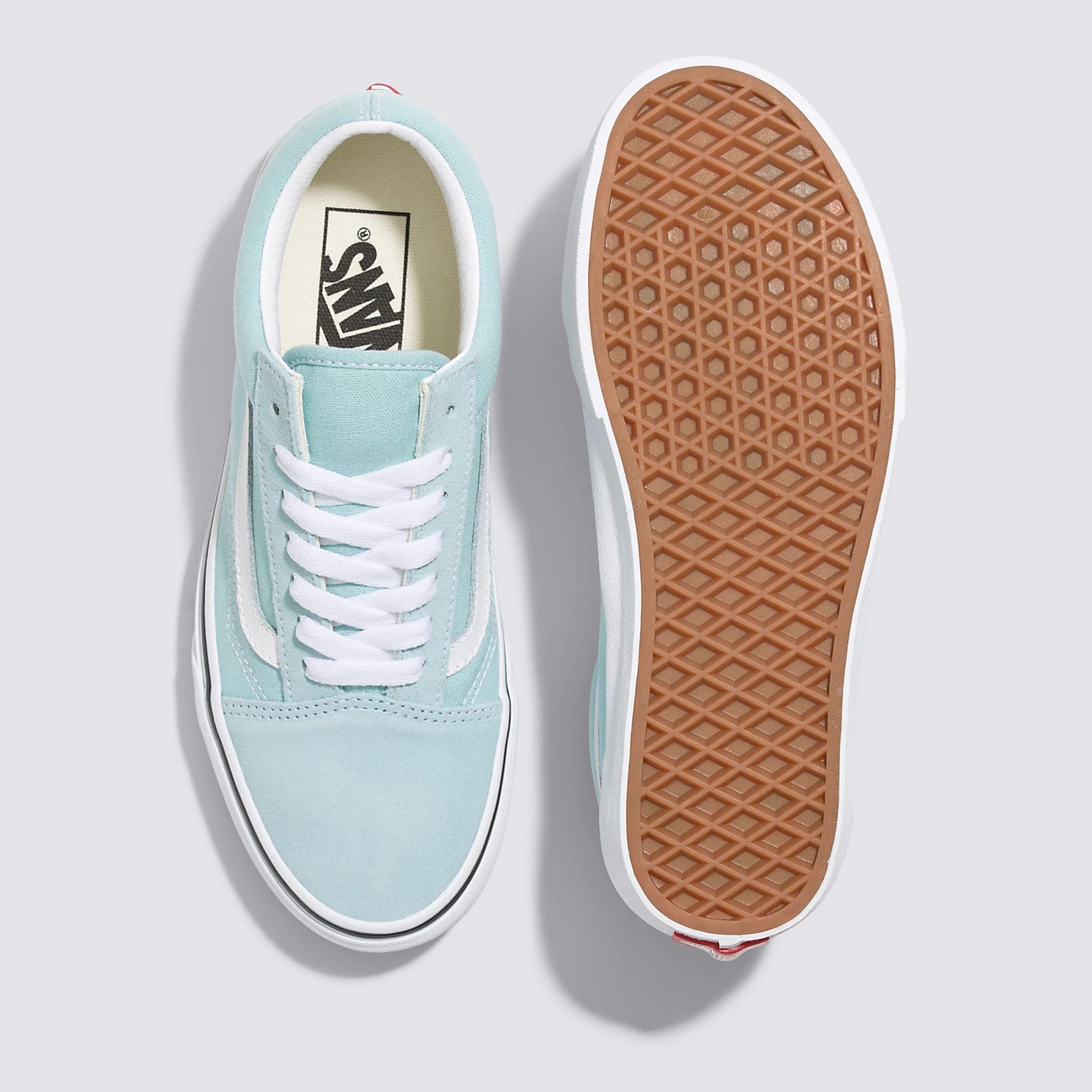 Vans รองเท้าผ้าใบ Old Skool Color Theory Canal Blue Vn0007nth7o