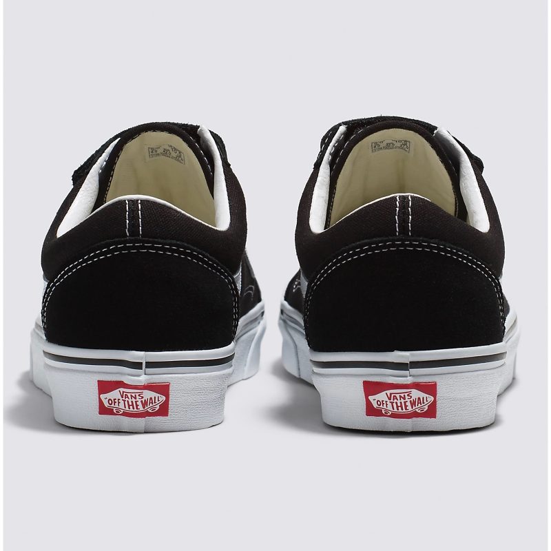 Vans รองเท้าผ้าใบ Old Skool V Suede Canvas | Black/True White ( VN0A3D29OIU ) - Image 20