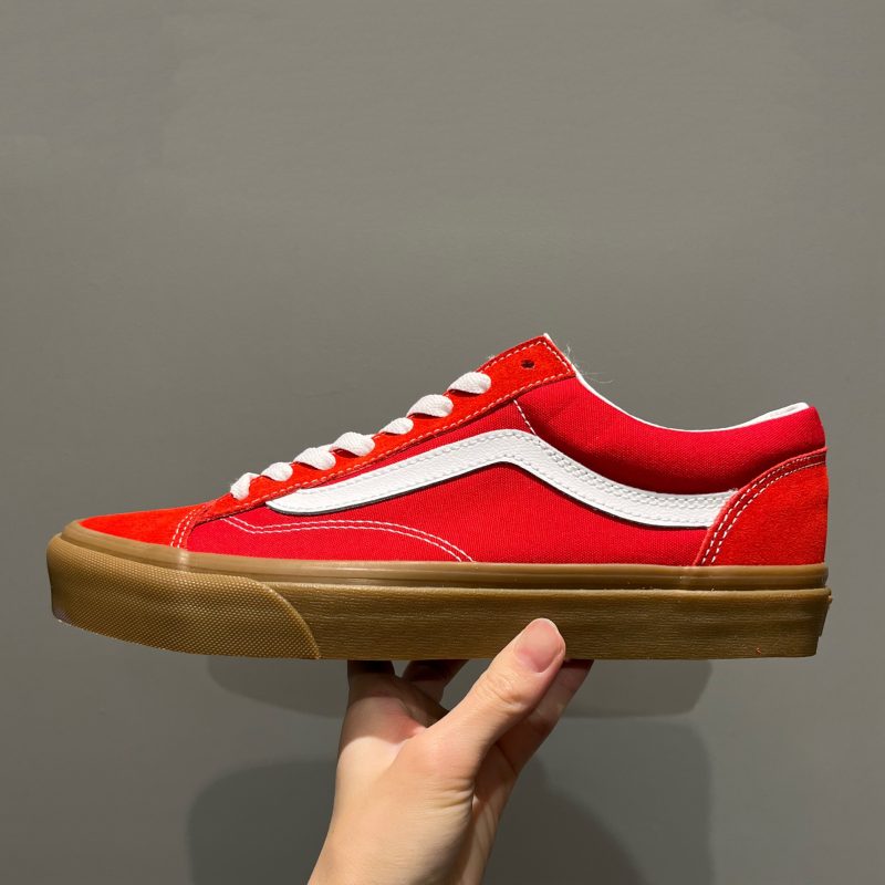 Vans รองเท้าผ้าใบ Style 36 Gum | Red ( VN0A54F6RED ) - Image 10