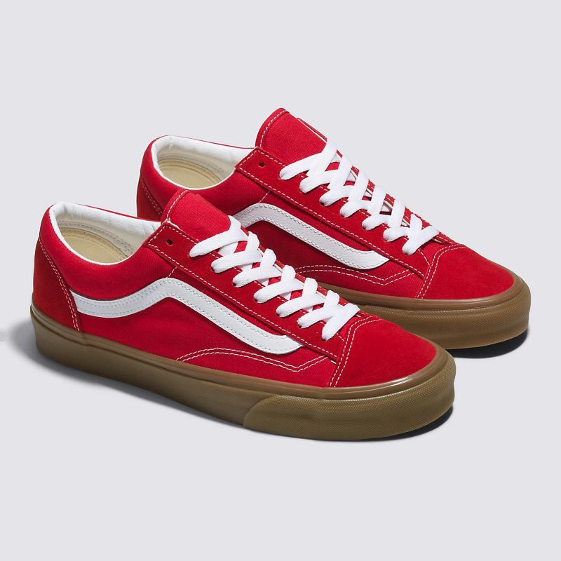 Vans รองเท้าผ้าใบ Style 36 Gum | Red ( VN0A54F6RED ) - Image 2