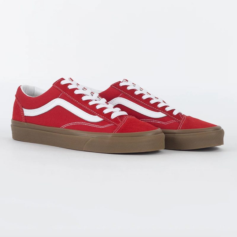 Vans รองเท้าผ้าใบ Style 36 Gum | Red ( VN0A54F6RED ) - Image 35