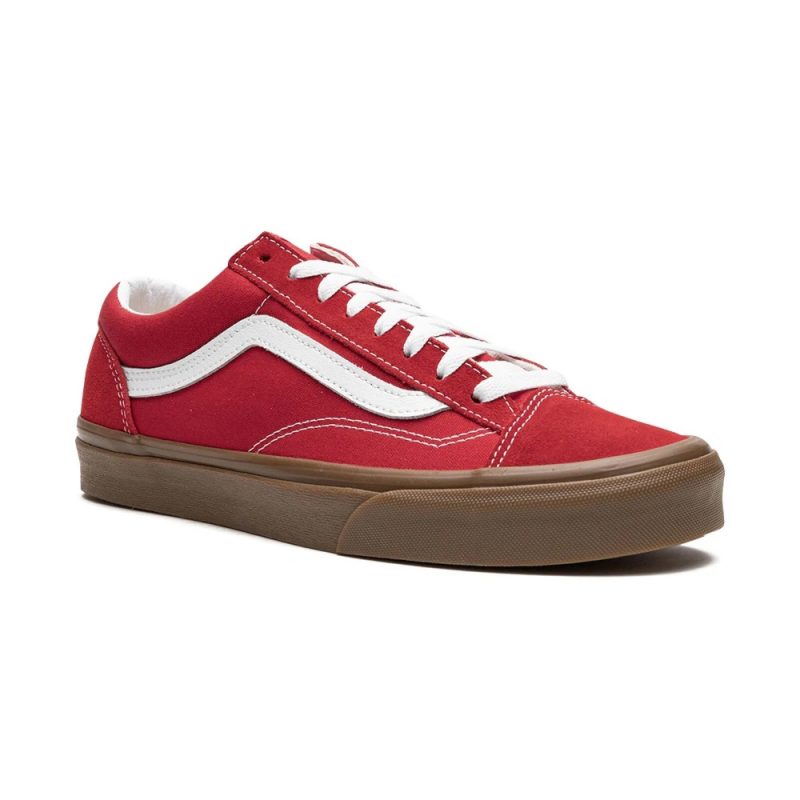 Vans รองเท้าผ้าใบ Style 36 Gum | Red ( VN0A54F6RED ) - Image 42