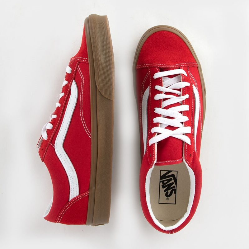 Vans รองเท้าผ้าใบ Style 36 Gum | Red ( VN0A54F6RED ) - Image 9