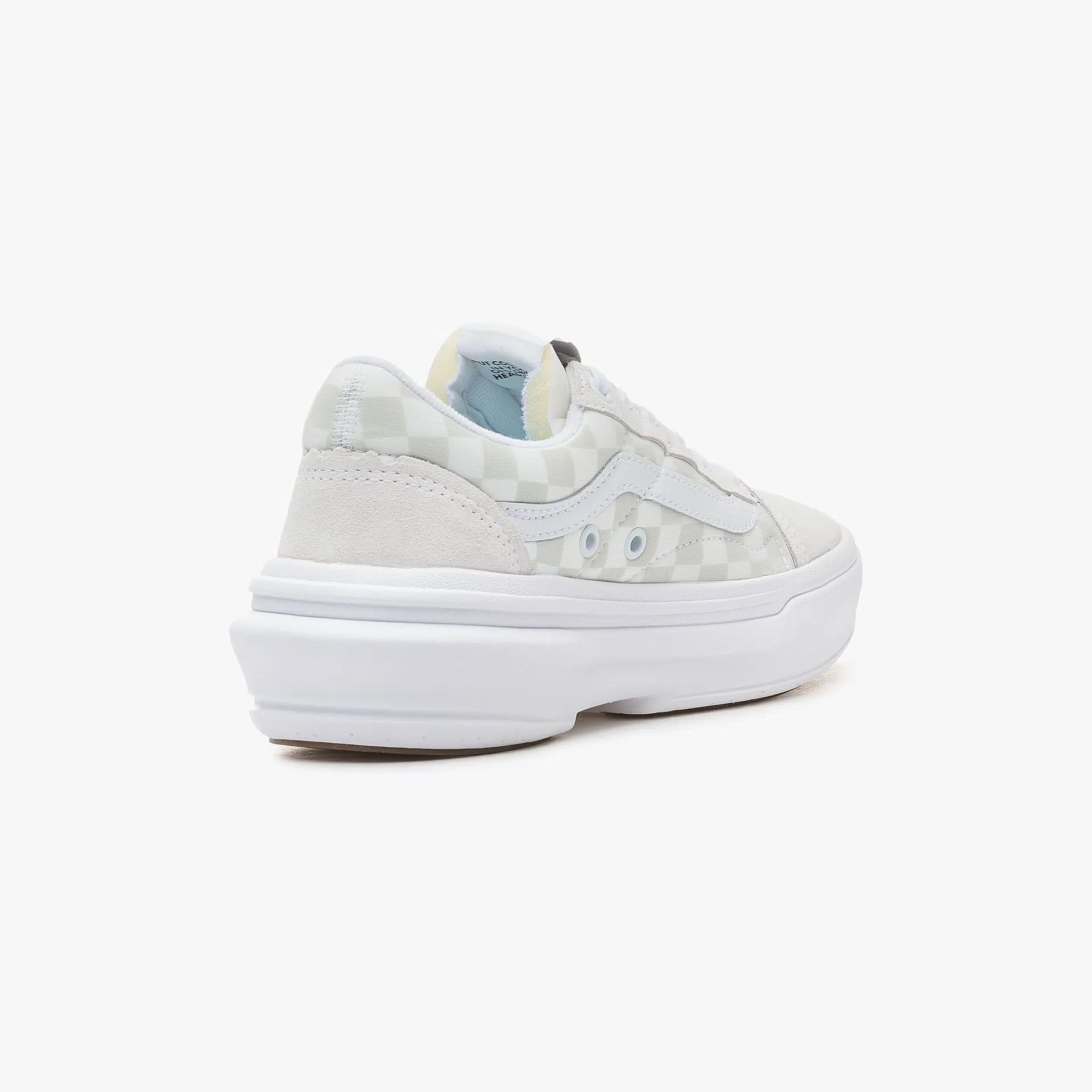 Vans รองเท้าผ้าใบ Old Skool Overt ComfyCush Checkerboard | White/Checkerboard ( VN0A7Q5ETDC ) - Image 50