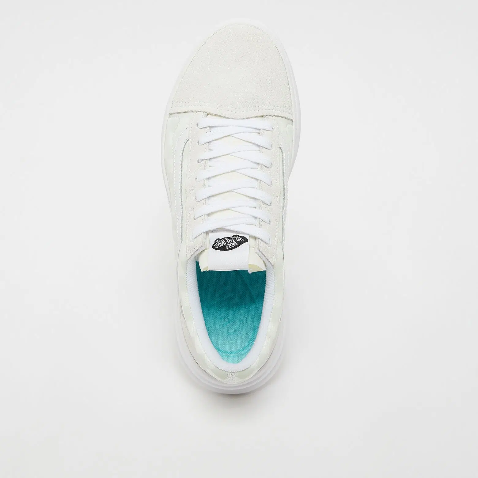 Vans รองเท้าผ้าใบ Old Skool Overt ComfyCush Checkerboard | White/Checkerboard ( VN0A7Q5ETDC ) - Image 58