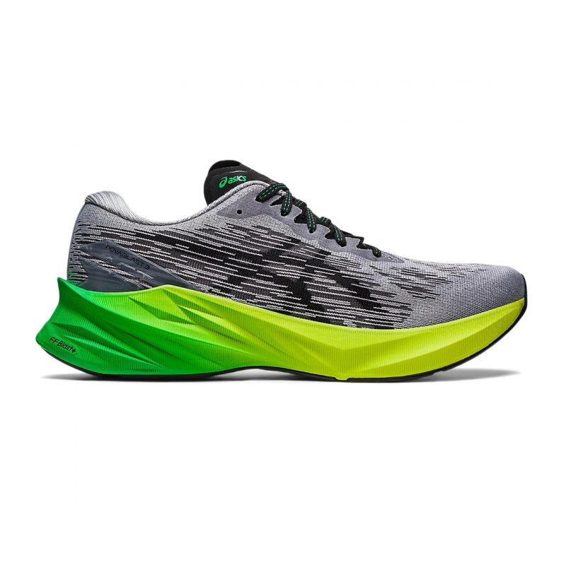 Asics รองเท้าวิ่งผู้ชาย Novablast 3 | Sheet Rock/Black ( 1011B458-021 )