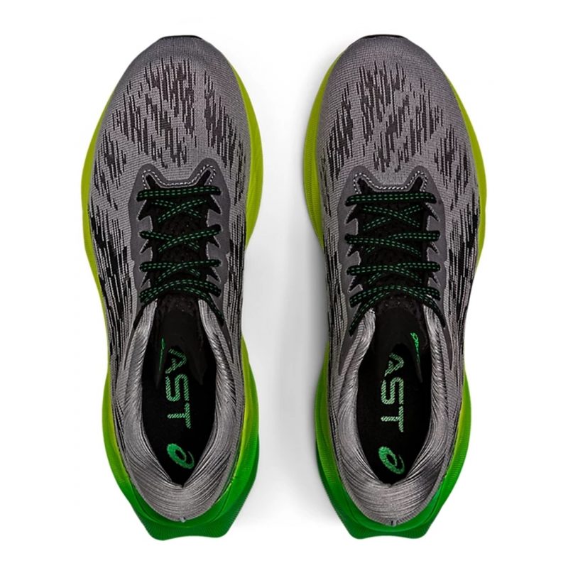 Asics รองเท้าวิ่งผู้ชาย Novablast 3 | Sheet Rock/Black ( 1011B458-021 ) - Image 6