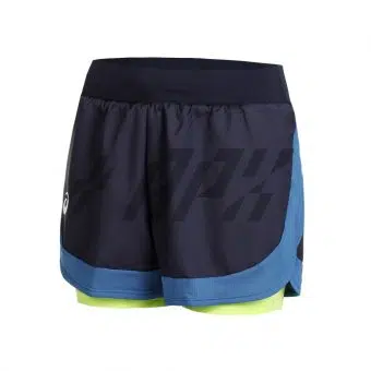 Asics กางเกงเทนนิสผู้หญิง Women's Match Short | Midnight/Hazard Green ( 2042A253-403 )