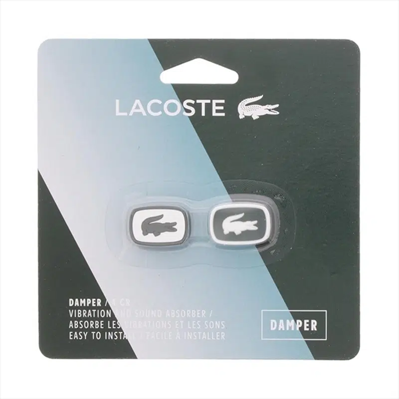 Lacoste ยางกันสะเทือน Tennis Dampener x2 | White/Green ( 53LACANT21 ) - Image 3