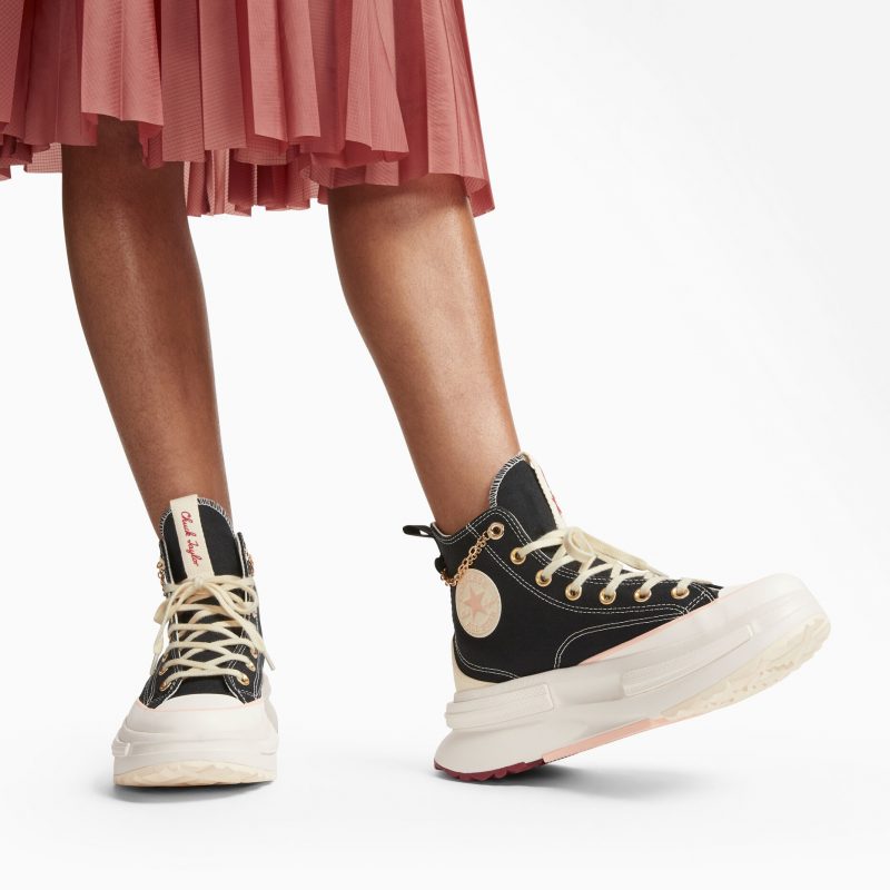Converse รองเท้าผ้าใบผู้หญิง Run Star Legacy Valentines Day Hi | Black/Egret/Back Alley Brick ( A05137CS3BKXX ) - Image 11