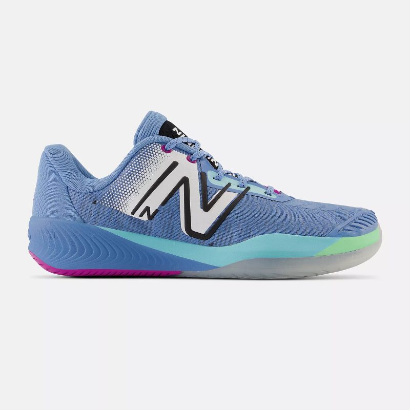 New Balance รองเท้าเทนนิสผู้ชาย FuelCell 996v5 (2E) Wide | Blue/Black ( MCH996F5 )