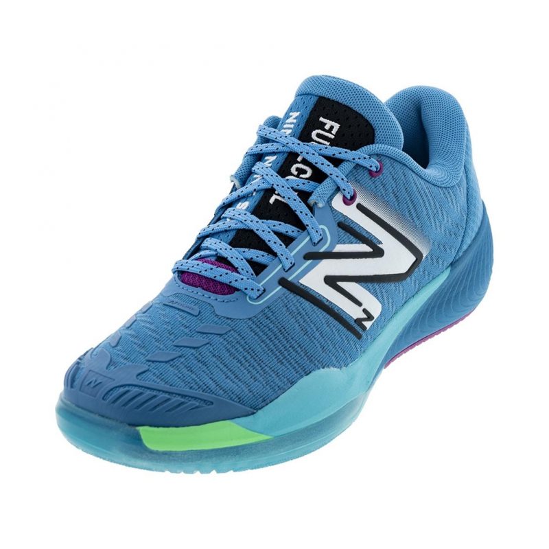 New Balance รองเท้าเทนนิสผู้ชาย FuelCell 996v5 (2E) Wide | Blue/Black ( MCH996F5 ) - Image 11