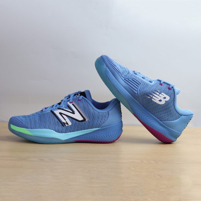 New Balance รองเท้าเทนนิสผู้ชาย FuelCell 996v5 (2E) Wide | Blue/Black ( MCH996F5 ) - Image 12