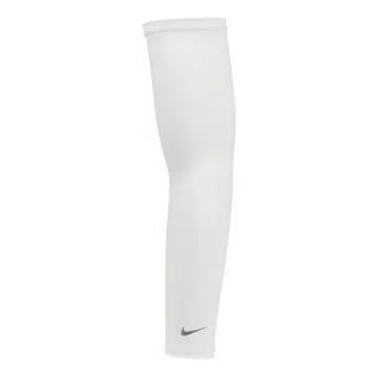 Nike ปลอกแขน Lightweight Running Sleeves 2.0 | White/Silver ( N.100.4268.109 )