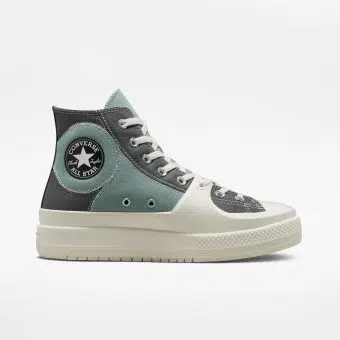 Converse รองเท้าผ้าใบ Chuck Taylor All Star Construct Summer Utility Hi Grey | Tidepool Grey/Cyber Grey/Vintage White ( A03472CU3GYXX )