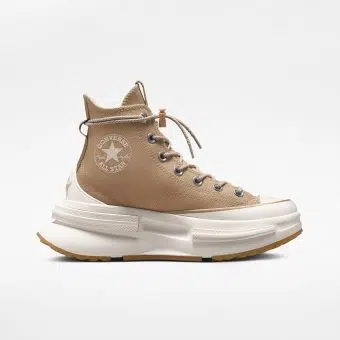 Converse รองเท้าผ้าใบ Run Star Legacy Cx Summer Utility Hi Brown | Nomad Khaki/Oat Milk/Egret ( A05054CU3BRXX )