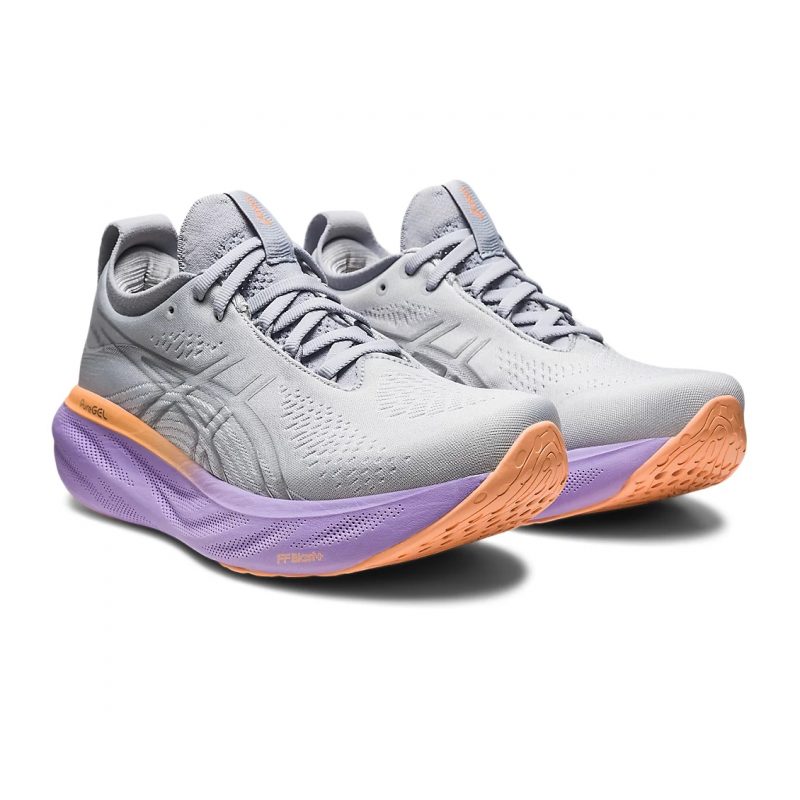 Asics รองเท้าวิ่งผู้หญิง Gel-Nimbus 25 | Piedmont Grey/Pure Silver ( 1012B356-021 ) - Image 2