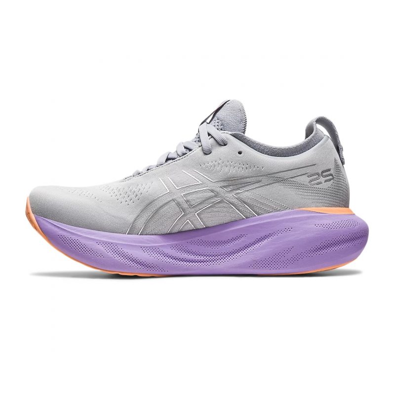 Asics รองเท้าวิ่งผู้หญิง Gel-Nimbus 25 | Piedmont Grey/Pure Silver ( 1012B356-021 ) - Image 4