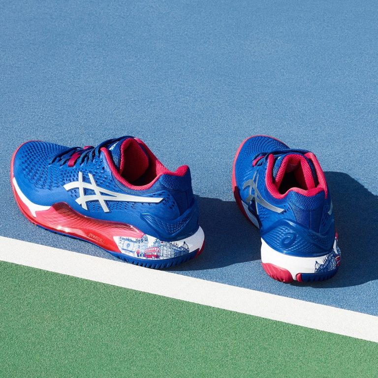 Asics รองเท้าเทนนิสผู้ชาย Gel-Resolution 9 Limited Edition | Asics Blue ...