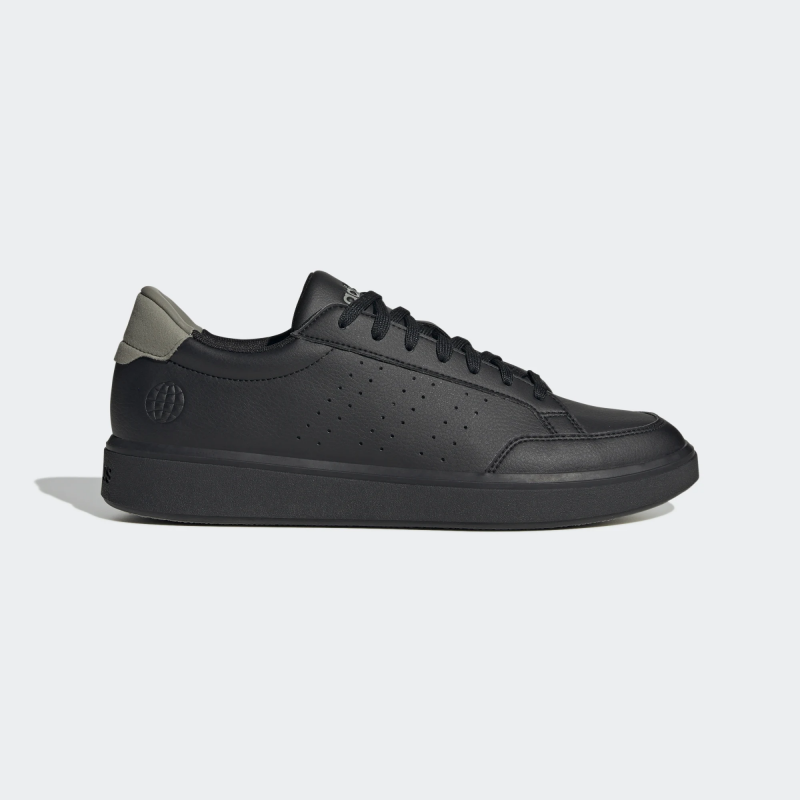Adidas รองเท้าผ้าใบผู้ชาย Nova Court | Core Black/Silver Pebble/Metal Grey ( H06235 )