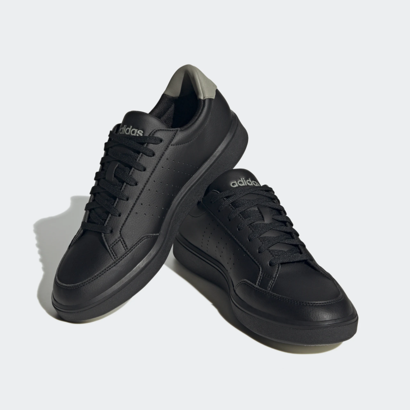 Adidas รองเท้าผ้าใบผู้ชาย Nova Court | Core Black/Silver Pebble/Metal Grey ( H06235 ) - Image 2