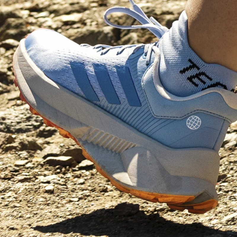 Adidas รองเท้าวิ่งเทรลผู้ชาย TERREX Soulstride Flow Trail Running | Blue Fusion/Blue Fusion/Impact Orange ( HP5565 ) - Image 11