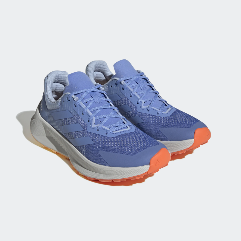 Adidas รองเท้าวิ่งเทรลผู้ชาย TERREX Soulstride Flow Trail Running | Blue Fusion/Blue Fusion/Impact Orange ( HP5565 ) - Image 2
