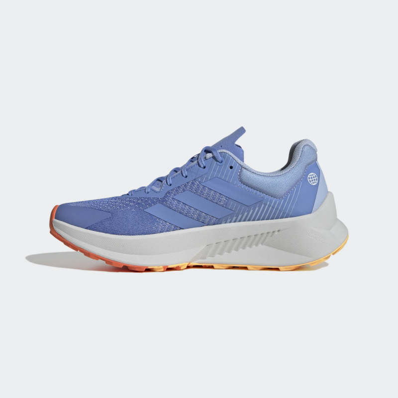 Adidas รองเท้าวิ่งเทรลผู้ชาย TERREX Soulstride Flow Trail Running | Blue Fusion/Blue Fusion/Impact Orange ( HP5565 ) - Image 4