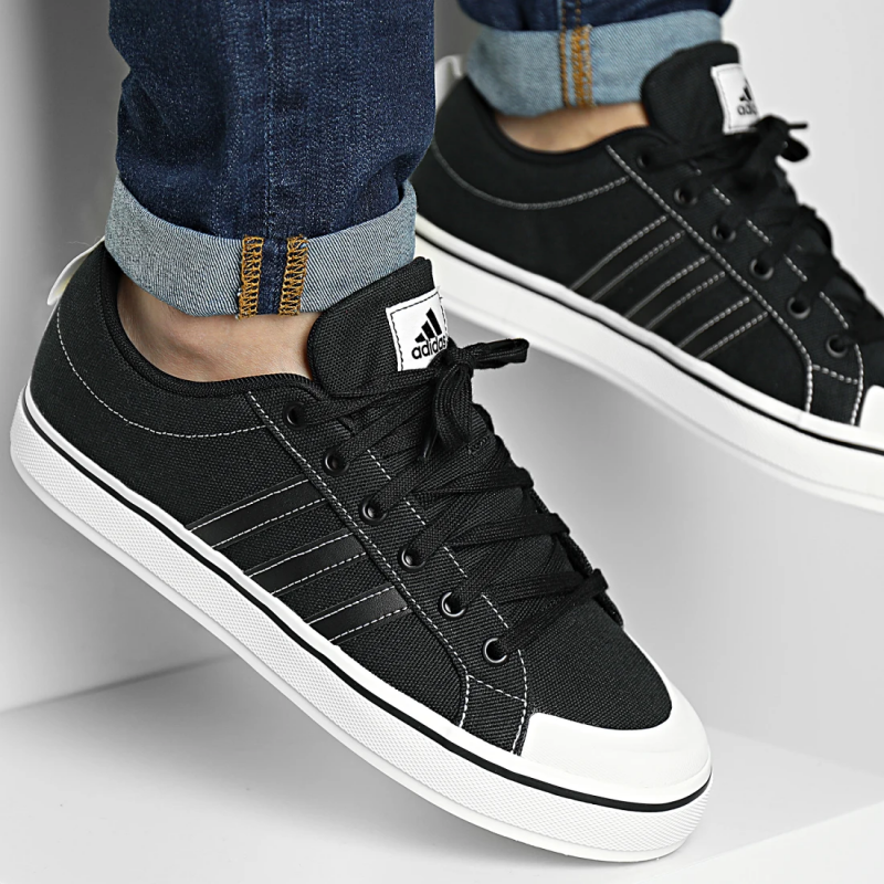 Adidas รองเท้าผ้าใบผู้ชาย Bravada 2.0 Lifestyle Skateboarding Canvas | Core Black/Core Black/Off White ( HP6020 ) - Image 9