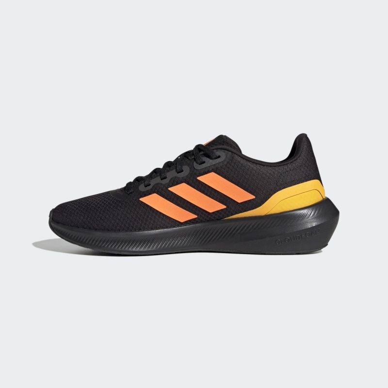 Adidas รองเท้าวิ่งผู้ชาย Runfalcon 3.0 | Core Black/Screaming Orange/Carbon ( HP7545 ) - Image 4