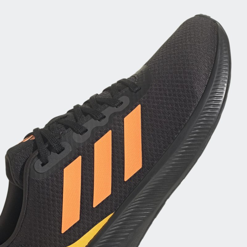 Adidas รองเท้าวิ่งผู้ชาย Runfalcon 3.0 | Core Black/Screaming Orange/Carbon ( HP7545 ) - Image 8
