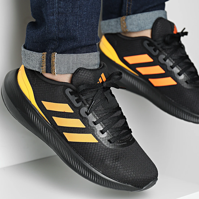 Adidas รองเท้าวิ่งผู้ชาย Runfalcon 3.0 | Core Black/Screaming Orange/Carbon ( HP7545 ) - Image 9