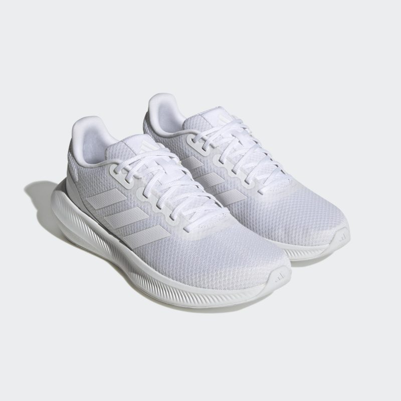 Adidas รองเท้าวิ่งผู้ชาย Runfalcon 3.0 | Cloud White/Cloud White/Core Black ( HP7546 ) - Image 2