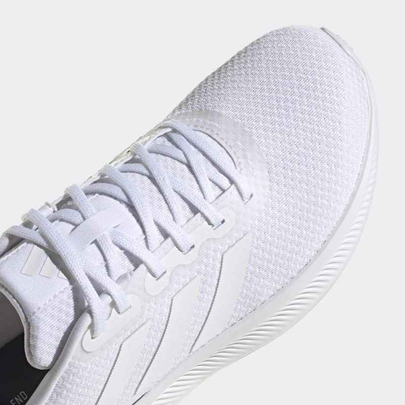 Adidas รองเท้าวิ่งผู้ชาย Runfalcon 3.0 | Cloud White/Cloud White/Core Black ( HP7546 ) - Image 8