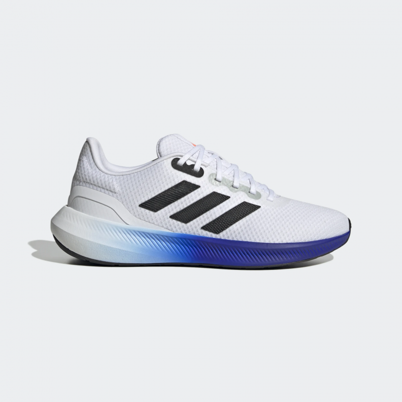 Adidas รองเท้าวิ่งผู้ชาย Runfalcon 3.0 | Cloud White/Core Black/Lucid Blue ( HP7553 )
