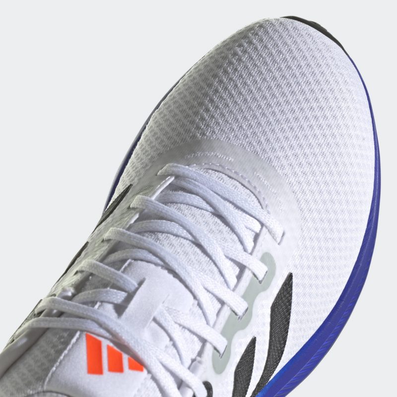 Adidas รองเท้าวิ่งผู้ชาย Runfalcon 3.0 | Cloud White/Core Black/Lucid Blue ( HP7553 ) - Image 8
