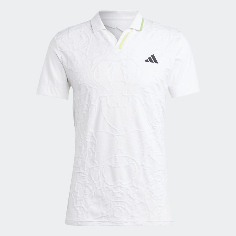 Adidas เสื้อเทนนิสผู้ชาย AEROREADY FreeLift Pro Tennis Polo Shirt | White ( IA7099 )