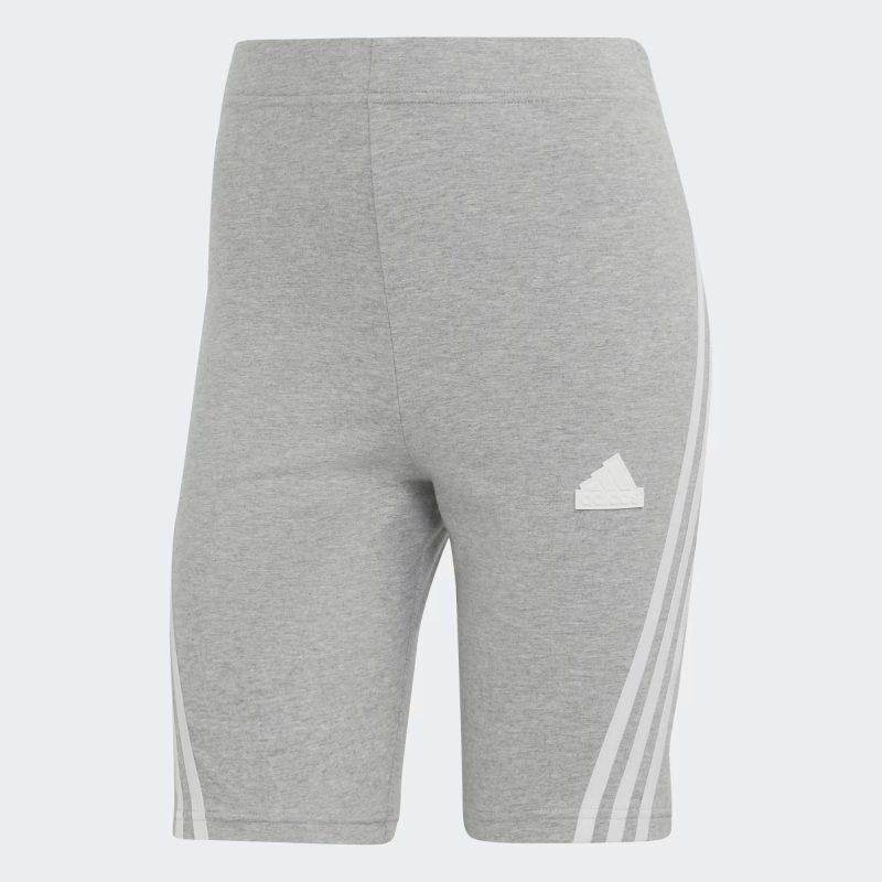 Adidas กางเกงกีฬาผู้หญิง Future Icons 3-Stripes Bike Shorts | Medium Grey Heather ( IC0525 )