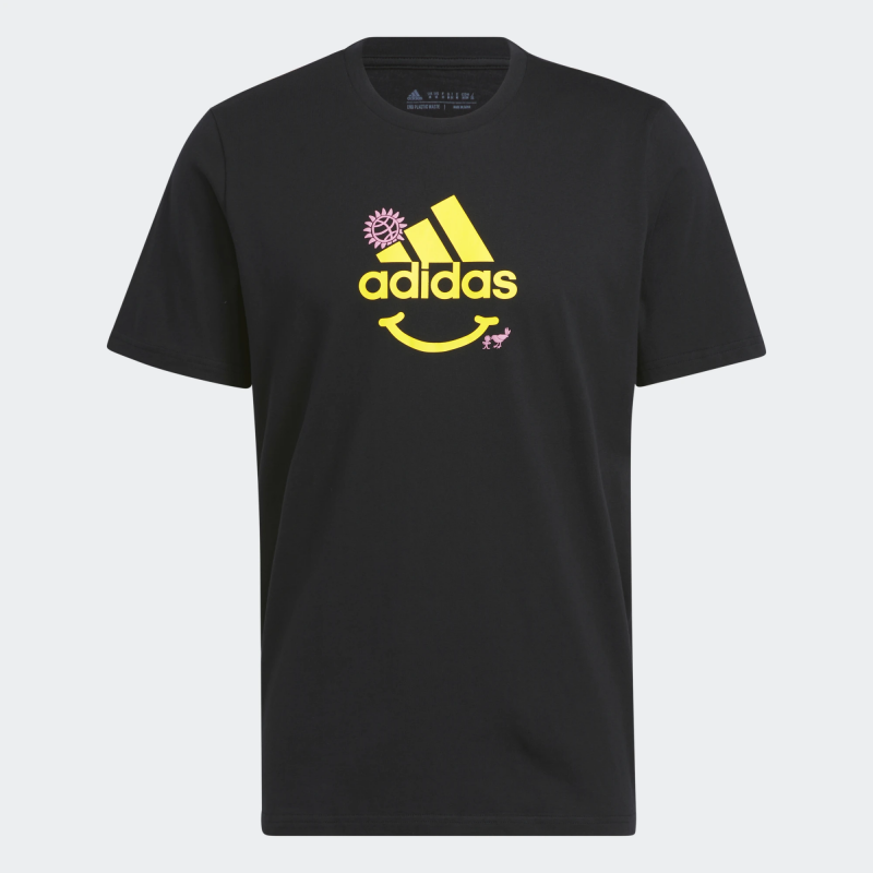 Adidas เสื้อยืดผู้ชาย Change Through Sports Graphic Tee | Black ( IC1674 )