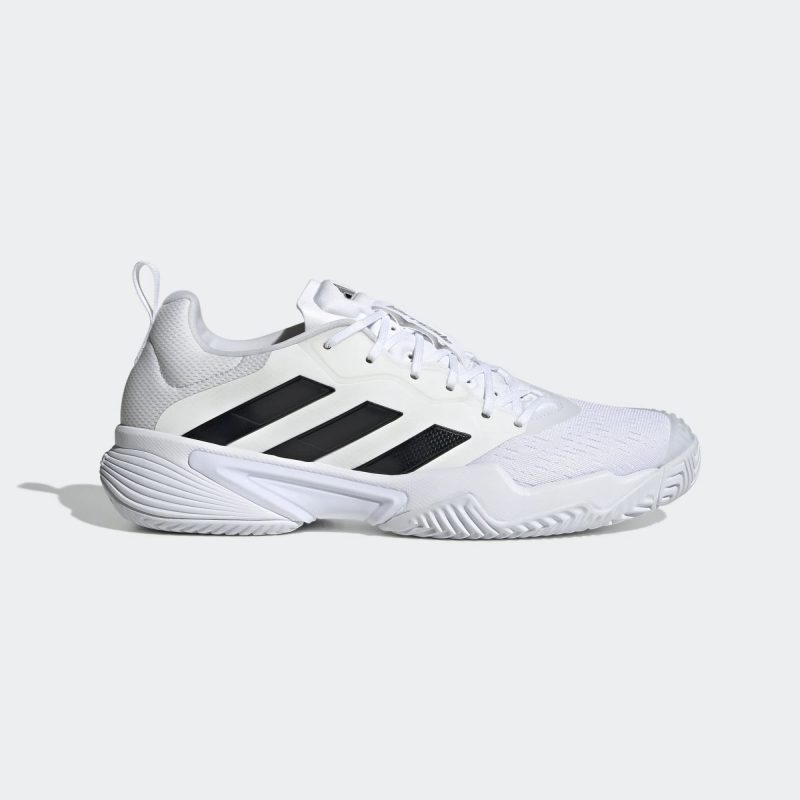 Adidas รองเท้าเทนนิสผู้ชาย Barricade | Cloud White/Core Black/Matte Silver ( ID1548 )